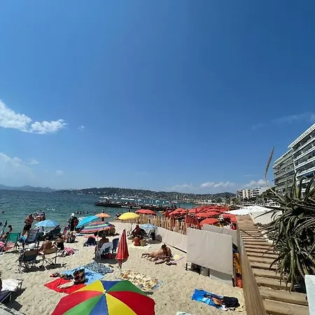 アパート Centre De Les Pins 100m Plages Easy Check-in ジュアン・レ・パン